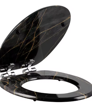 Antibacteriële Toiletzitting met Soft-Close en Quick Release Mechanisme