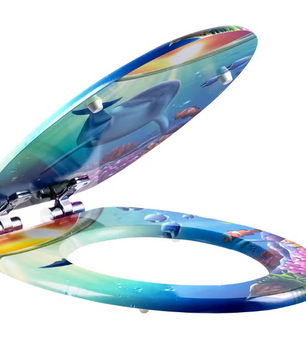 Antibacteriële Toiletzitting met Soft-Close en Quick Release Mechanisme