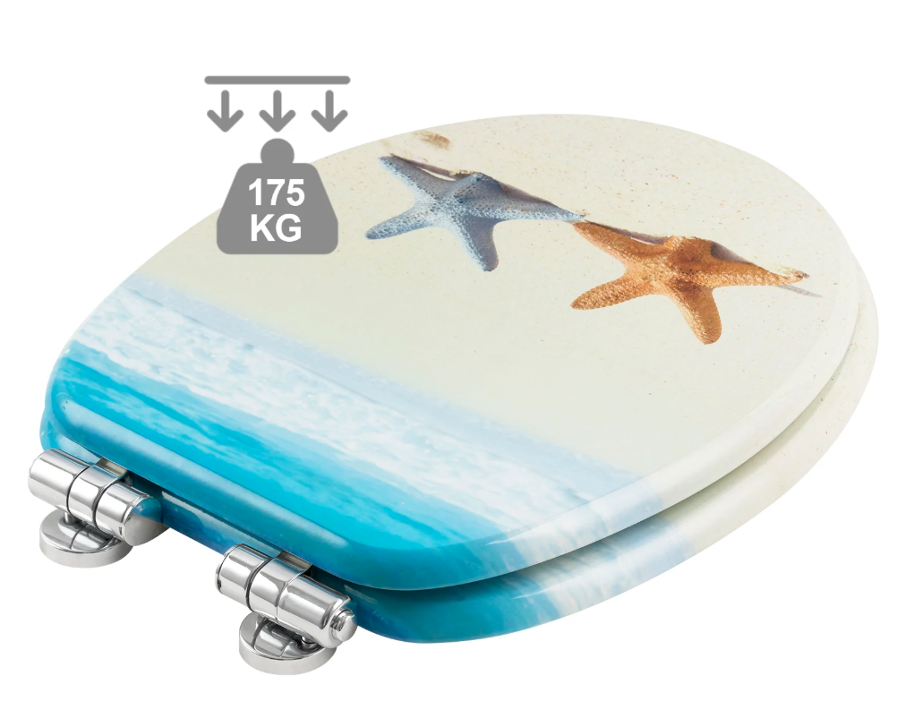 Antibacteriële Toiletzitting met Soft-Close en Quick Release Mechanisme