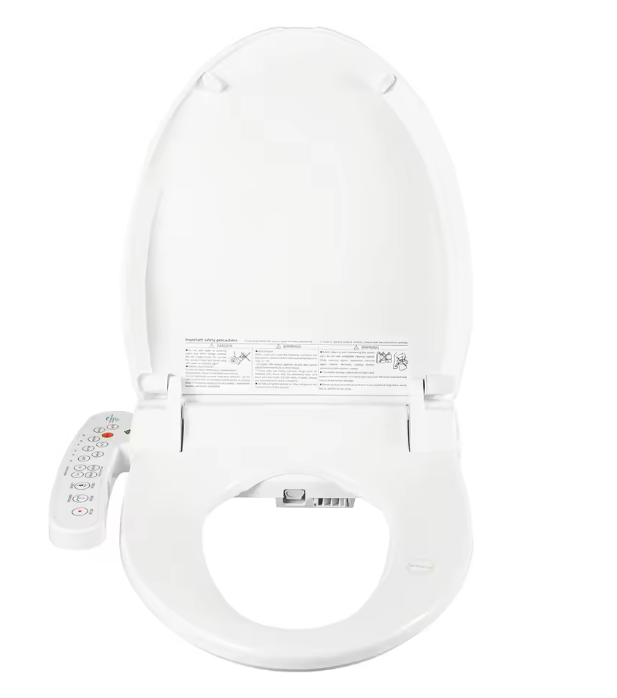 Verwarmde Toiletzitting met Bidetfunctie en Douchefunctie, 32-48°C