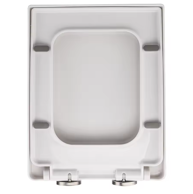 Vierkante Toiletzitting met Soft-Close, Anti-Bacterieel en Verwijderbare Deksel