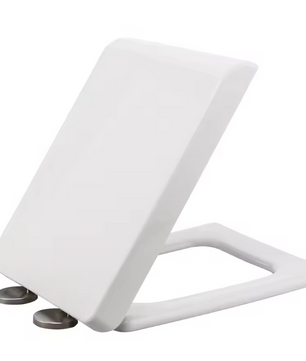 Vierkante Toiletzitting met Soft-Close, Anti-Bacterieel en Verwijderbare Deksel