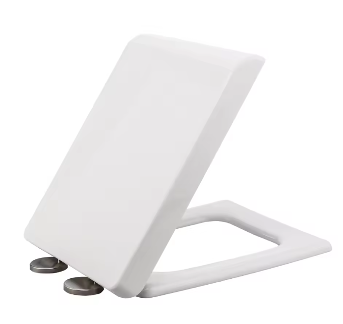 Vierkante Toiletzitting met Soft-Close, Anti-Bacterieel en Verwijderbare Deksel