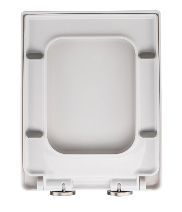 Vierkante Toiletzitting met Soft-Close, Anti-Bacterieel en Verwijderbare Deksel