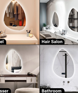 Badkamerspiegel met Verlichting en Anticondens – Slim Design 45×60 cm