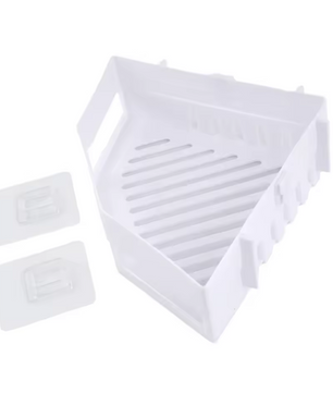 Driehoek Badkamer Hoekplank – Kunststof Douche Organizer