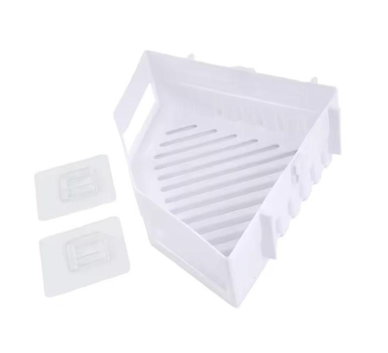 Driehoek Badkamer Hoekplank – Kunststof Douche Organizer