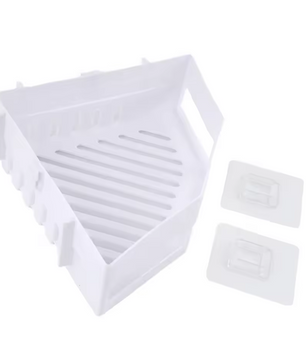 Driehoek Badkamer Hoekplank – Kunststof Douche Organizer