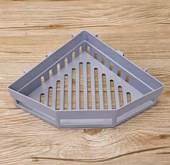 Driehoek Badkamer Hoekplank – Kunststof Douche Organizer