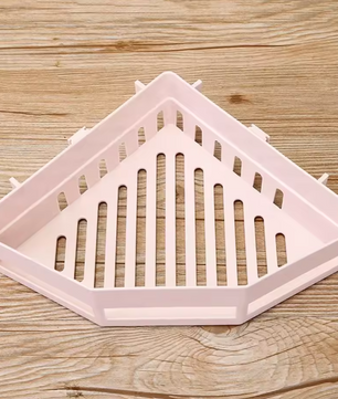 Driehoek Badkamer Hoekplank – Kunststof Douche Organizer