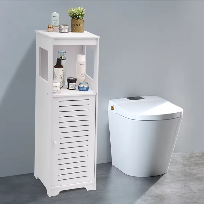 Moderne Badkameropbergkast van PVC – 4-Laags en Geventileerd