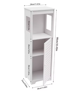 Moderne Badkameropbergkast van PVC – 4-Laags en Geventileerd