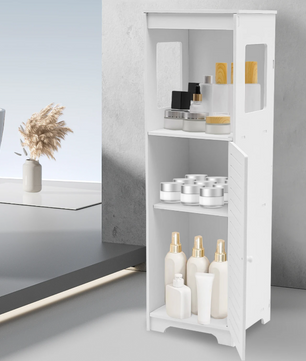 Moderne Badkameropbergkast van PVC – 4-Laags en Geventileerd