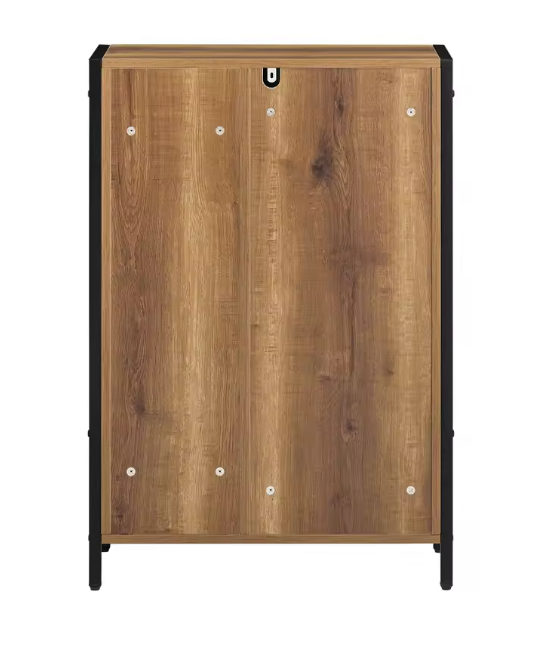 Wasmeubel met Deur en Waszak – Smalle Waskast met Open Vakken