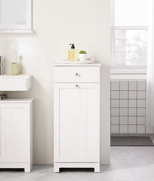 Wasmeubel met Uitklapbare Waszak en Lade – Compacte Waskast
