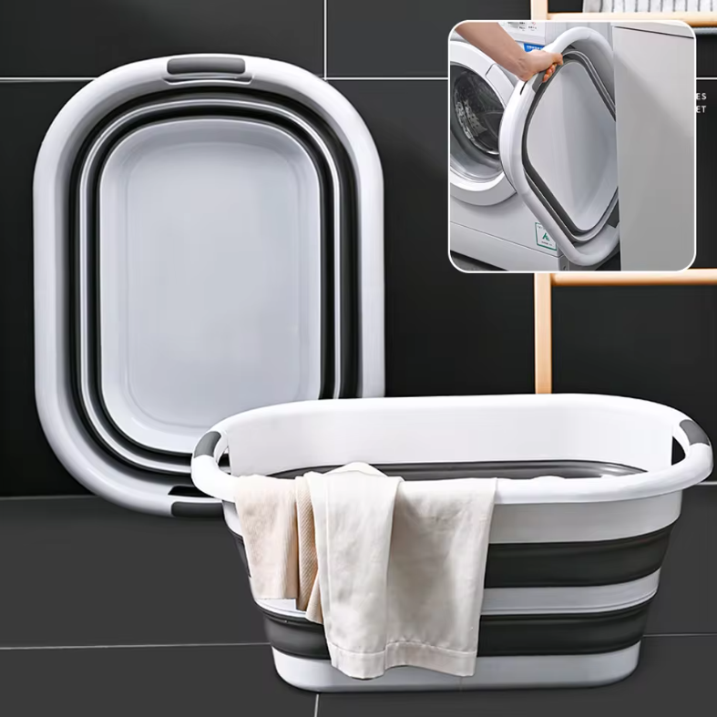 Opvouwbare Wasmand / Wasbak – Grote Inhoud, Compact en Draagbaar