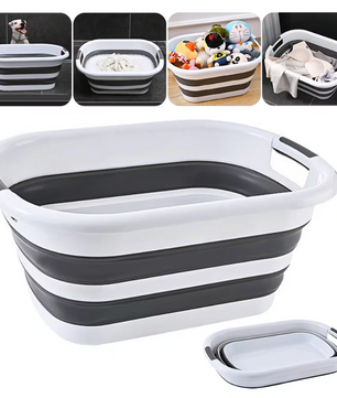 Opvouwbare Wasmand / Wasbak – Grote Inhoud, Compact en Draagbaar