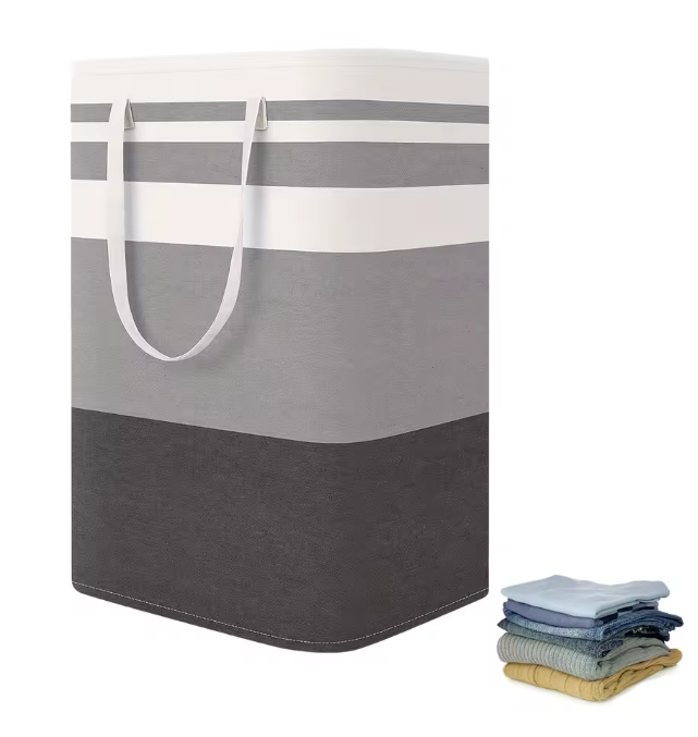 Grote Wasmand 75L met Handgrepen – Opvouwbare Opbergmand