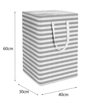 Grote Wasmand 75L met Handgrepen – Opvouwbare Opbergmand