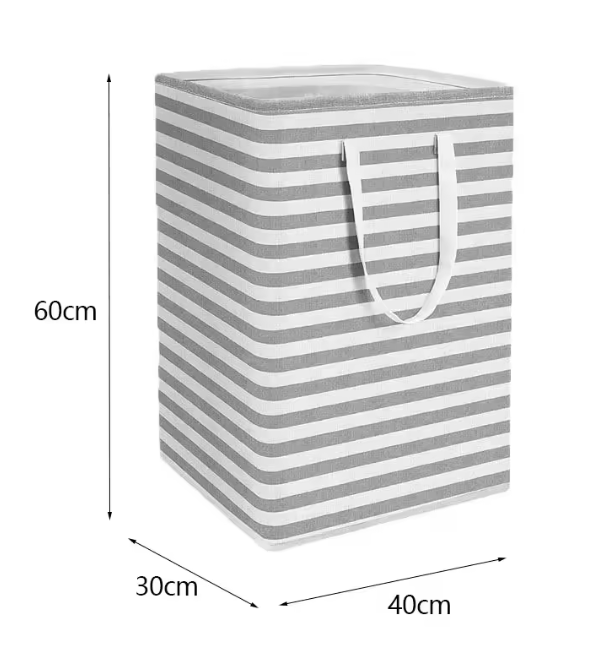 Grote Wasmand 75L met Handgrepen – Opvouwbare Opbergmand