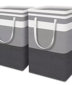 Grote Wasmand 75L met Handgrepen – Opvouwbare Opbergmand