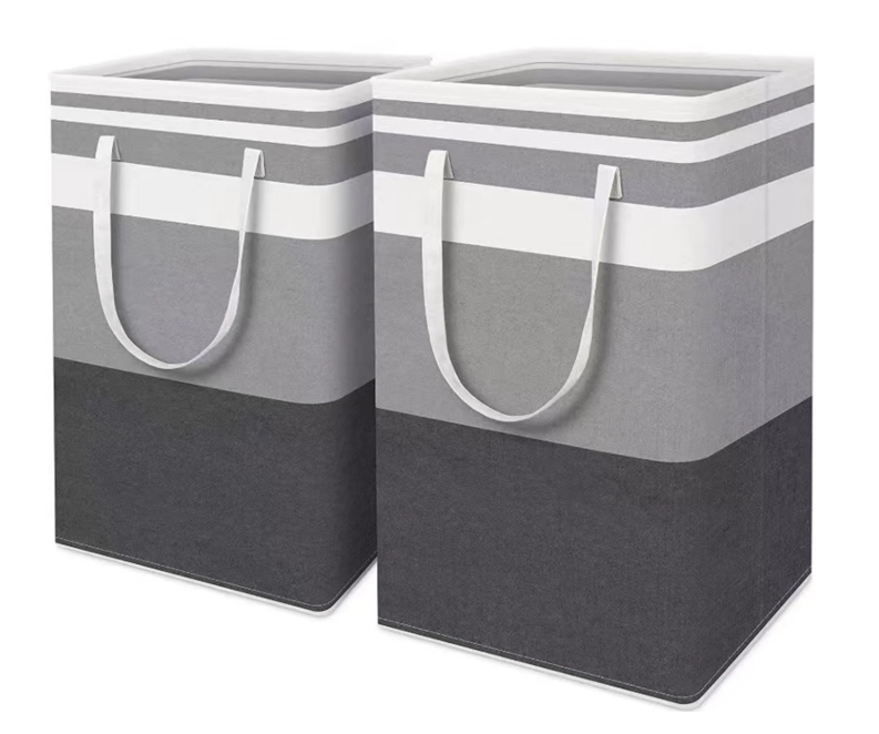 Grote Wasmand 75L met Handgrepen – Opvouwbare Opbergmand