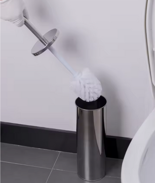 Wandgemonteerde Toiletborstel met Houder – Ronde Toiletreiniger