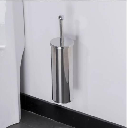 Wandgemonteerde Toiletborstel met Houder – Ronde Toiletreiniger
