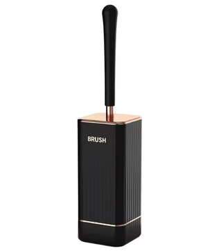 Siliconen Toiletborstelset met Lange Steel – Wandmontage Zonder Boren, Snel Droog en Lekvrij