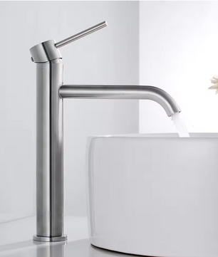 Wastafelkraan Mengkraan Warm en Koud – Dekmontage, RVS Design
