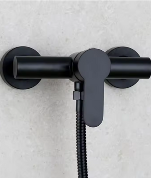 Douchekraan Set met Handdouche – Wandmontage Mengkraan Badkamer