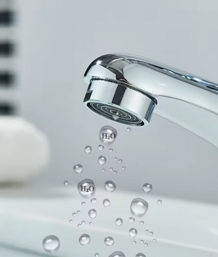 Chromen Wastafelkraan Mengkraan Warm en Koud – Dekmontage