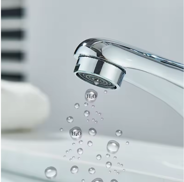 Chromen Wastafelkraan Mengkraan Warm en Koud – Dekmontage