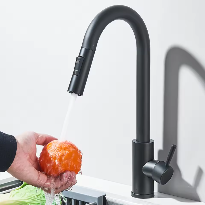 Uittrekbare Keukenkraan Mengkraan Warm en Koud – 2 Functies