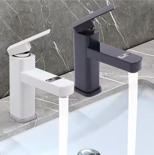 Digitale Wastafelkraan met Temperatuurdisplay – Eengreeps Mengkraan