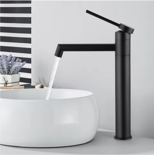 360° Draaibare Wastafelkraan met Hoge Uitloop – Moderne Mengkraan