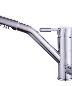 3-in-1 Keukenkraan met Waterfilter – Draaibare Mengkraan