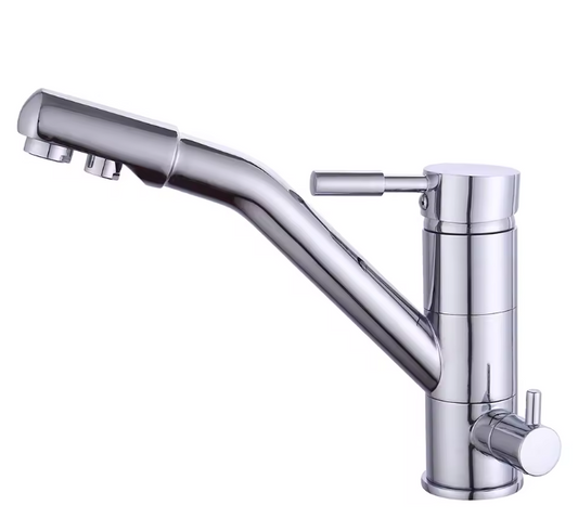 3-in-1 Keukenkraan met Waterfilter – Draaibare Mengkraan