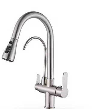 Keukenkraan met Waterfilter – Dubbele Hendel Mengkraan