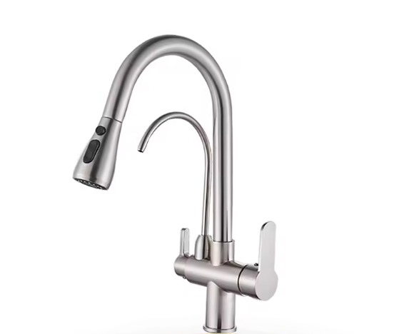 Keukenkraan met Waterfilter – Dubbele Hendel Mengkraan