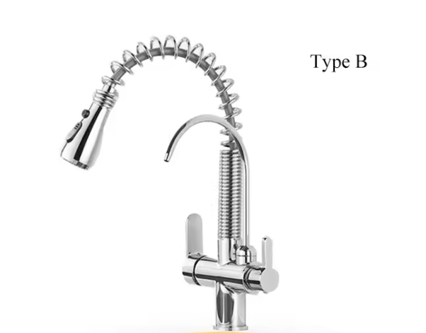Keukenkraan met Waterfilter – Dubbele Hendel Mengkraan