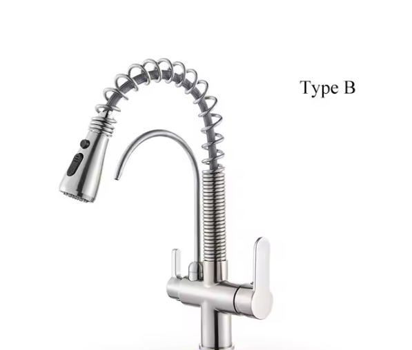 Keukenkraan met Waterfilter – Dubbele Hendel Mengkraan