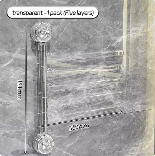 Draaibaar Handdoekrek met Zuignap – Wand Towel Rack zonder Boren