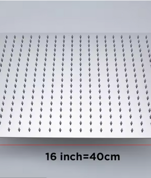 16 Inch Regendouchekop – Ultra Dunne RVS Plafond Douche