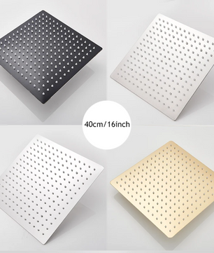 16 Inch Regendouchekop – Ultra Dunne RVS Plafond Douche