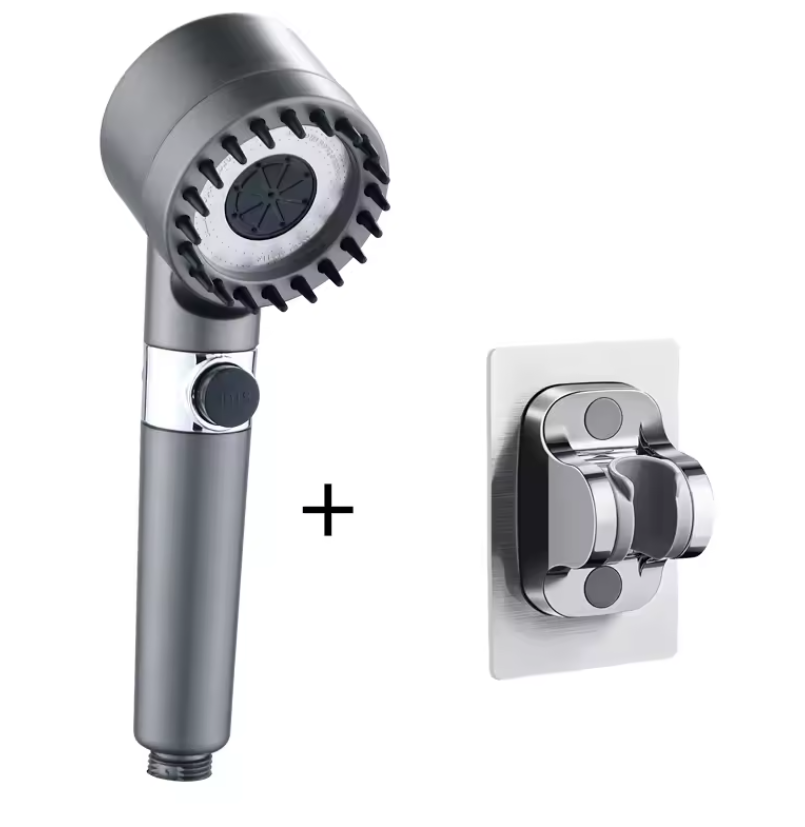 3-Standen Douchekop met Filter – Hoge Druk Handdouche