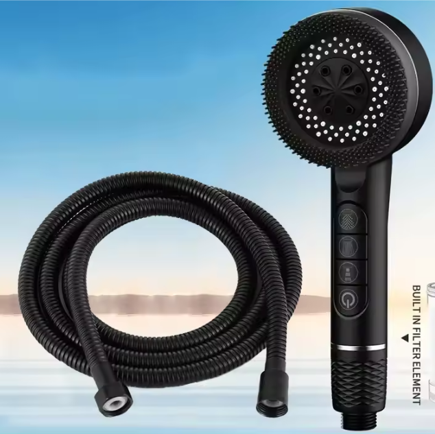 Gefilterde Hogedruk Douchekop met 4 Standen – Multifunctionele Badkamer Douche