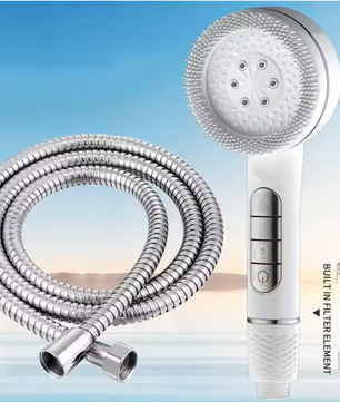 Gefilterde Hogedruk Douchekop met 4 Standen – Multifunctionele Badkamer Douche