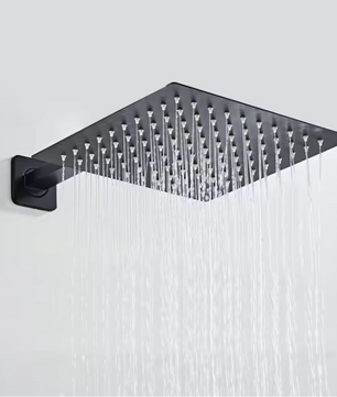 Ultradunne RVS Regendouchekop 2 mm – Wand- en Plafondmontage, Vierkant of Rond