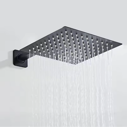 Ultradunne RVS Regendouchekop 2 mm – Wand- en Plafondmontage, Vierkant of Rond